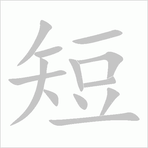 短字动态笔顺演示