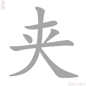 夹字动态笔顺演示