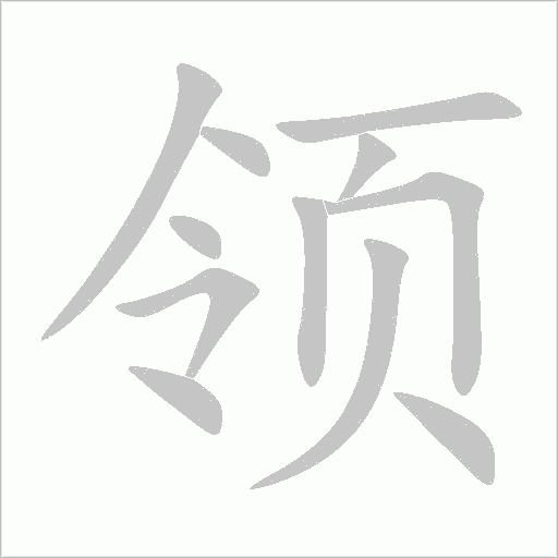 领字动态笔顺演示