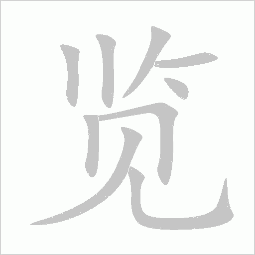 览字动态笔顺演示