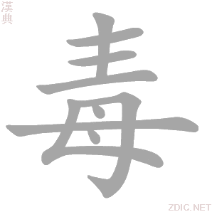 毒字动态笔顺演示