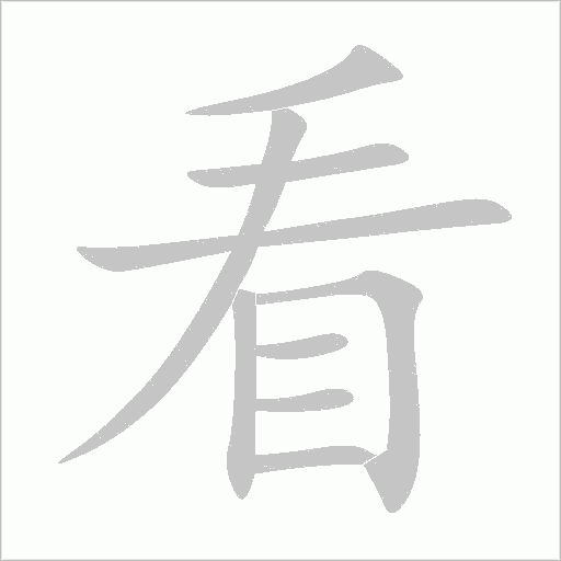 看字动态笔顺演示