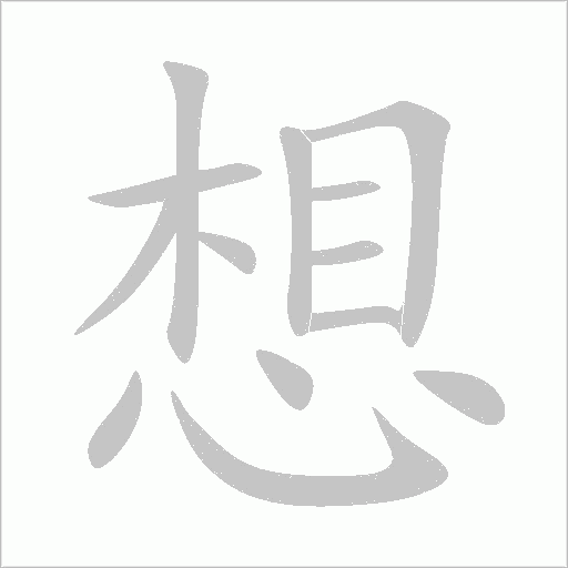 想字动态笔顺演示