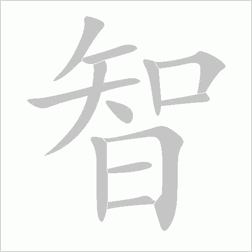智字动态笔顺演示