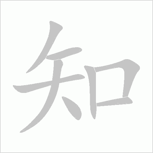 知字动态笔顺演示