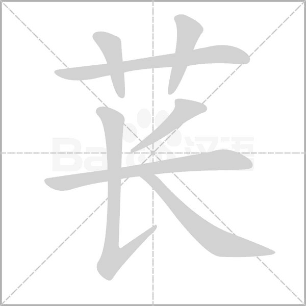 苌字动态笔顺演示