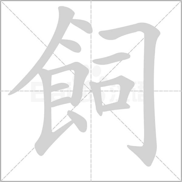 飼字动态笔顺演示