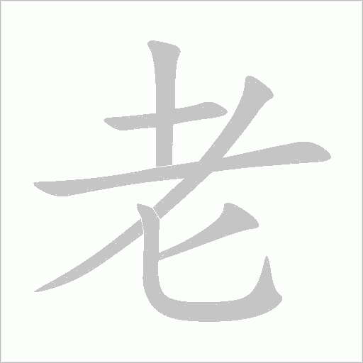 老字动态笔顺演示