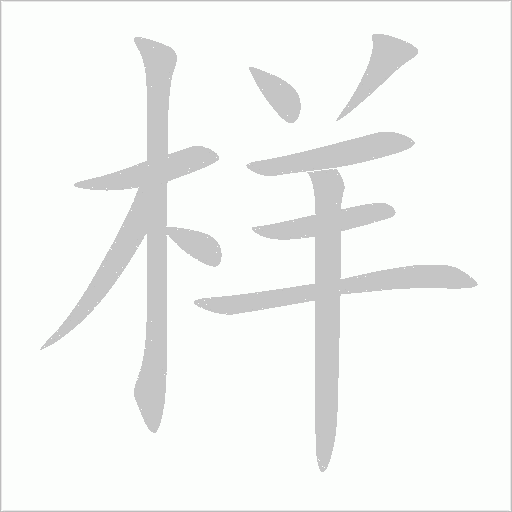 样字动态笔顺演示