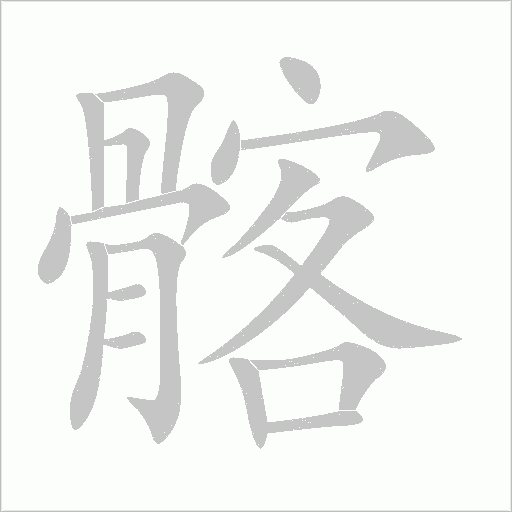 髂字动态笔顺演示