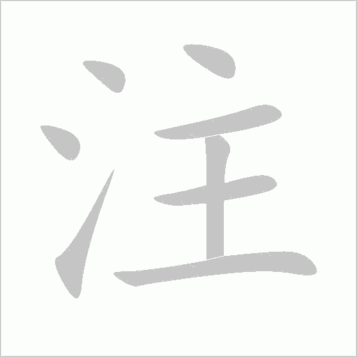 注字动态笔顺演示