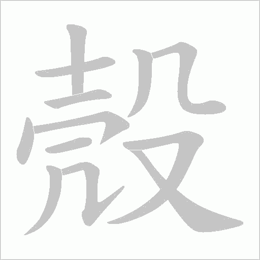 殼字动态笔顺演示