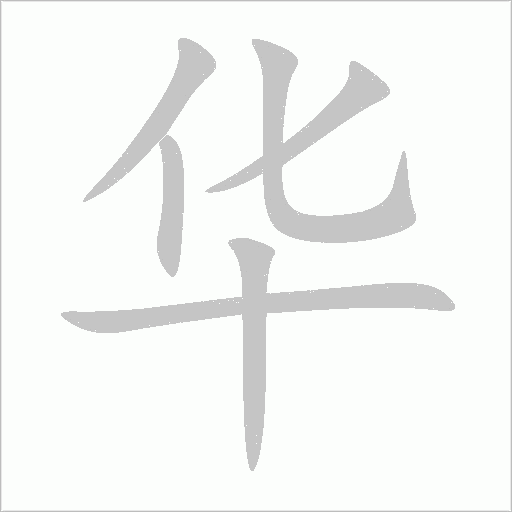 华字动态笔顺演示