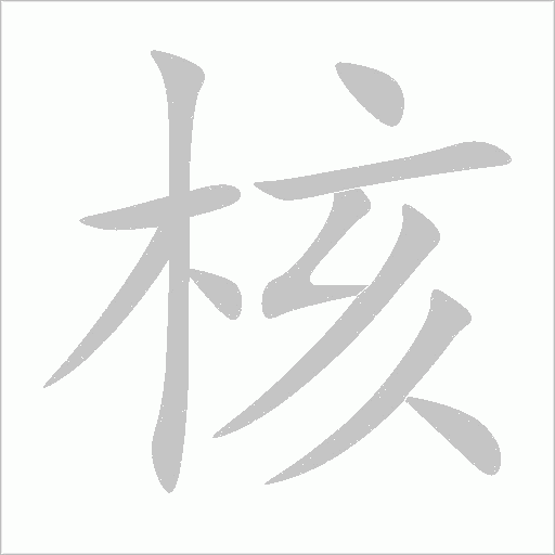 核字动态笔顺演示
