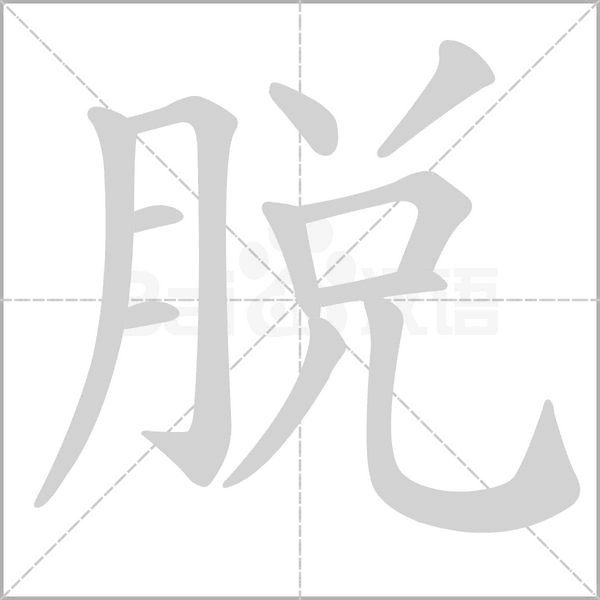 脫字动态笔顺演示