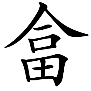 畣字字形