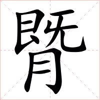 䐴字字形图片