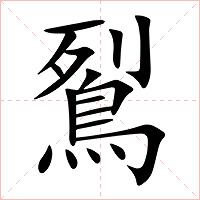 鴷字字形图片