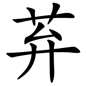 䒪字字形图片