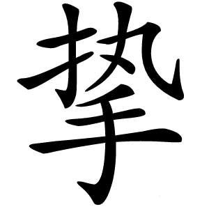 挚字字形图片